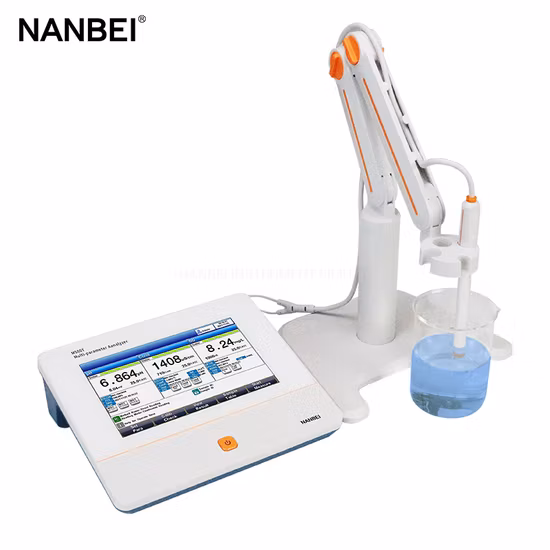 Nanbei Water Analyzer Mulit-Parameter Portable Ion Meter to Test AG+, Na+, K+, Nh4+No3-, Bf4-, Cn-, Cu2+, Ca2+