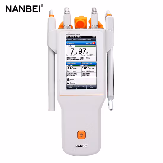 Nanbei Water Analyzer Mulit-Parameter Portable Ion Meter to Test AG+, Na+, K+, Nh4+No3-, Bf4-, Cn-, Cu2+, Ca2+
