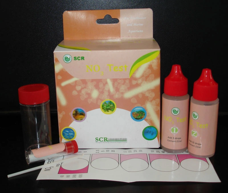 Independent Test Kit for Test pH, Kh, Gh, No2, No3, Nh9/Nh4, Po4, Cl, Fe, Ca, Cu, O2, CO2.